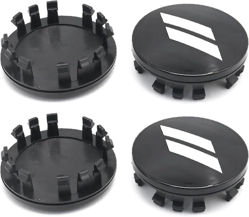 MDEOOSKY 4Pcs 6CZ27DX8AA 63mm 2.5" Wheel Center Cap Covers, Replacement for Dodge Challenger, Charger, Durango Replace 6CZ27RM8AA (Black) - Image 2